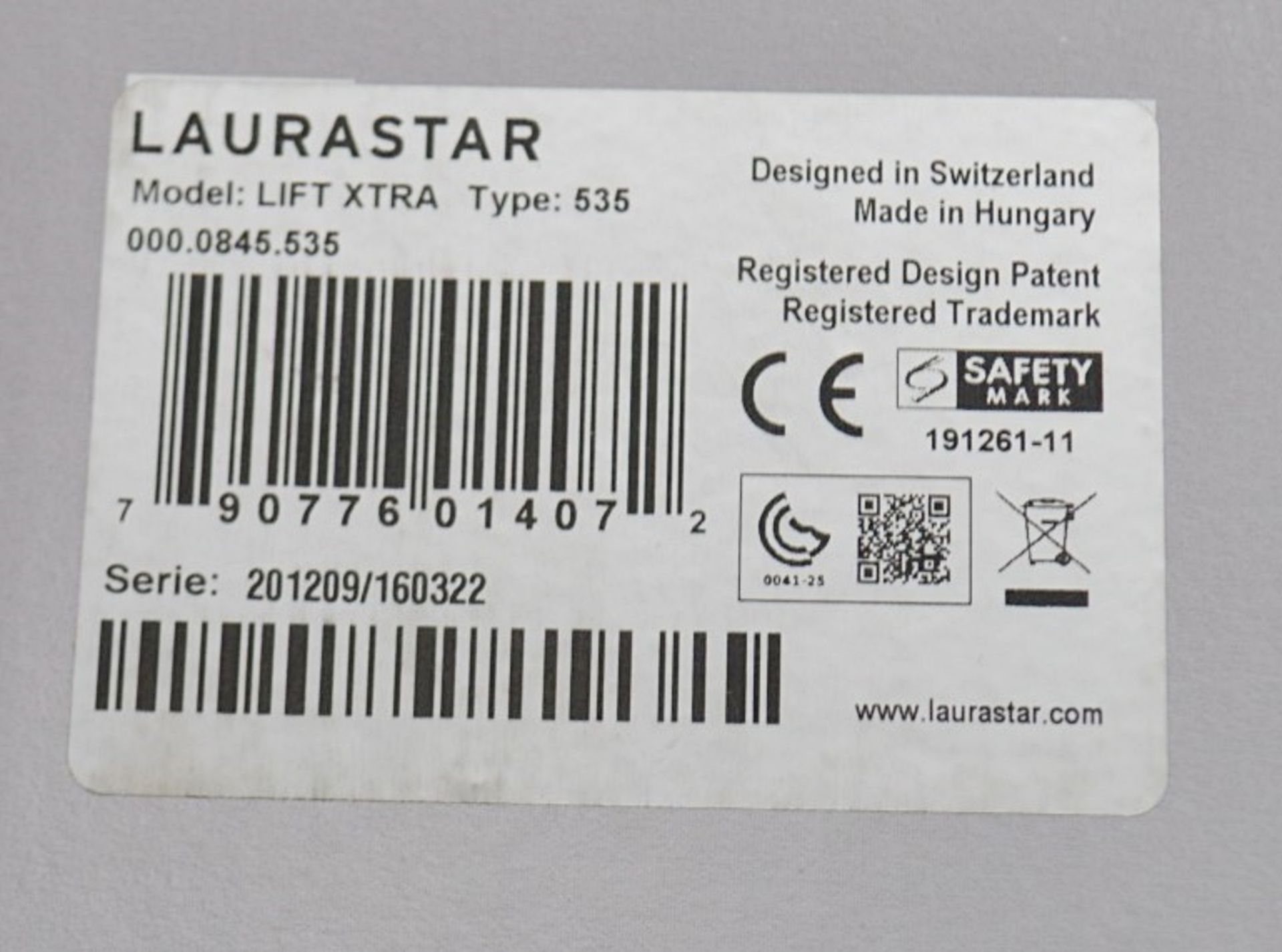 1 x Laurastar Lift Xtra Steam - Unused Boxed Stock - Original Price £499.00 - Image 7 of 19