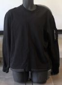 1 x Men's Genuine Helmut Lang Sweatshirt - Black - Size (EU/UK): M/M - Original RRP £180.00