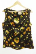 1 x Boutique Le Duc Black Floral Vest - From a High End Clothing Boutique In The