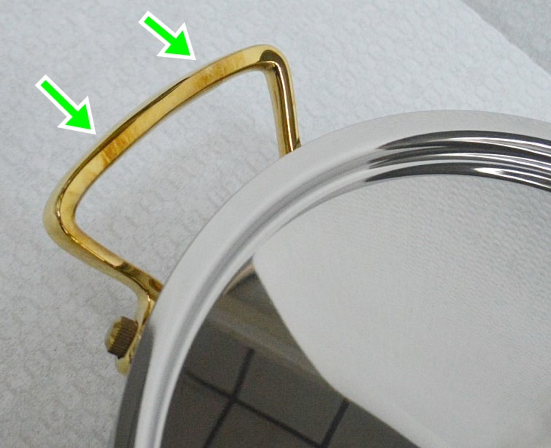 1 x ONDINE 'Platine' Casserole Pan With Lid - Dimensions: 31cm Diameter, 7.5cm Deep  - Original - Image 10 of 10