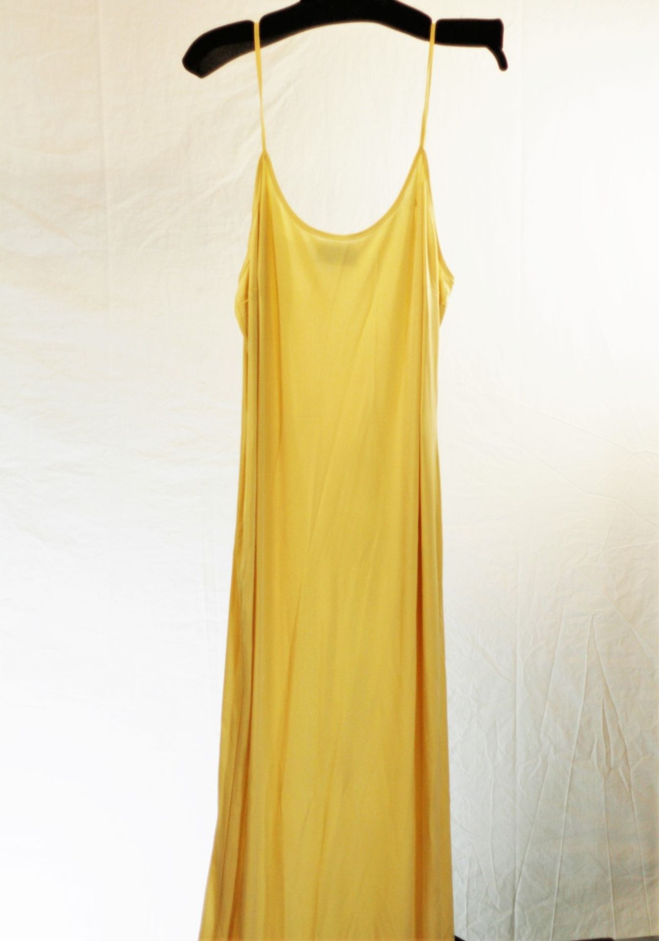 1 x Fendi Champagne Slip Dress - Size: XL - Material: Acetate - From a High End Clothing Boutique