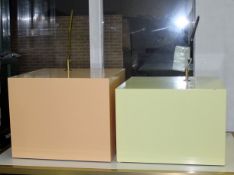 2 x Plinths From A Children's Fashion Department - Ex-Showroom Pieces - Ref: HAR287 GIT - CL987 -