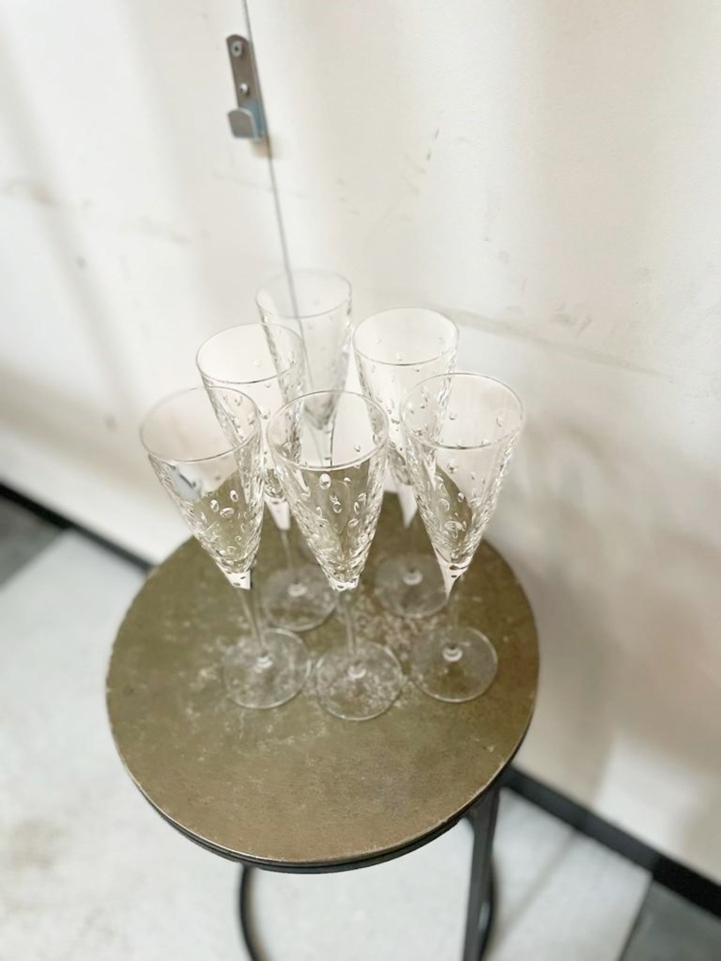 5 x Cristal Dural Champagne Flutes  - Ref: AUR151 - CL652 - Location: Altrincham WA14 - Image 3 of 3