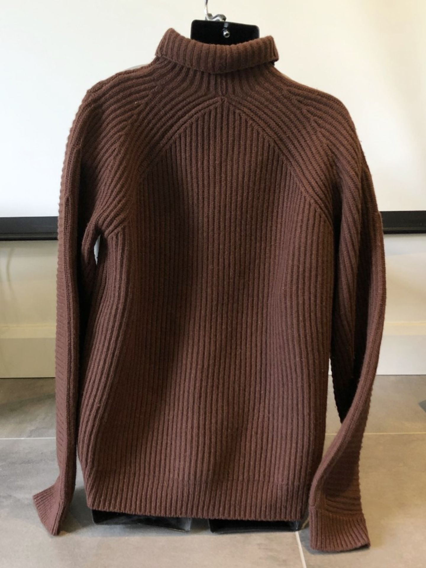 1 x Men's Genuine Acne Studios Jumper In Brown - Preowned - Ref: JS186 - NO VAT ON THE HAMMER - Image 6 of 6
