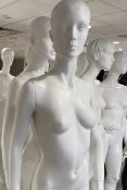 Large Assortment Of Approximately 70 x Shop Mannequins With Glass Bases - Various Styles