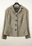 1 x Anne Belin Multicolour Tweed Jacket - Size: 24 - Material: 50% Polyacrylic, 25% Viscose, 25%