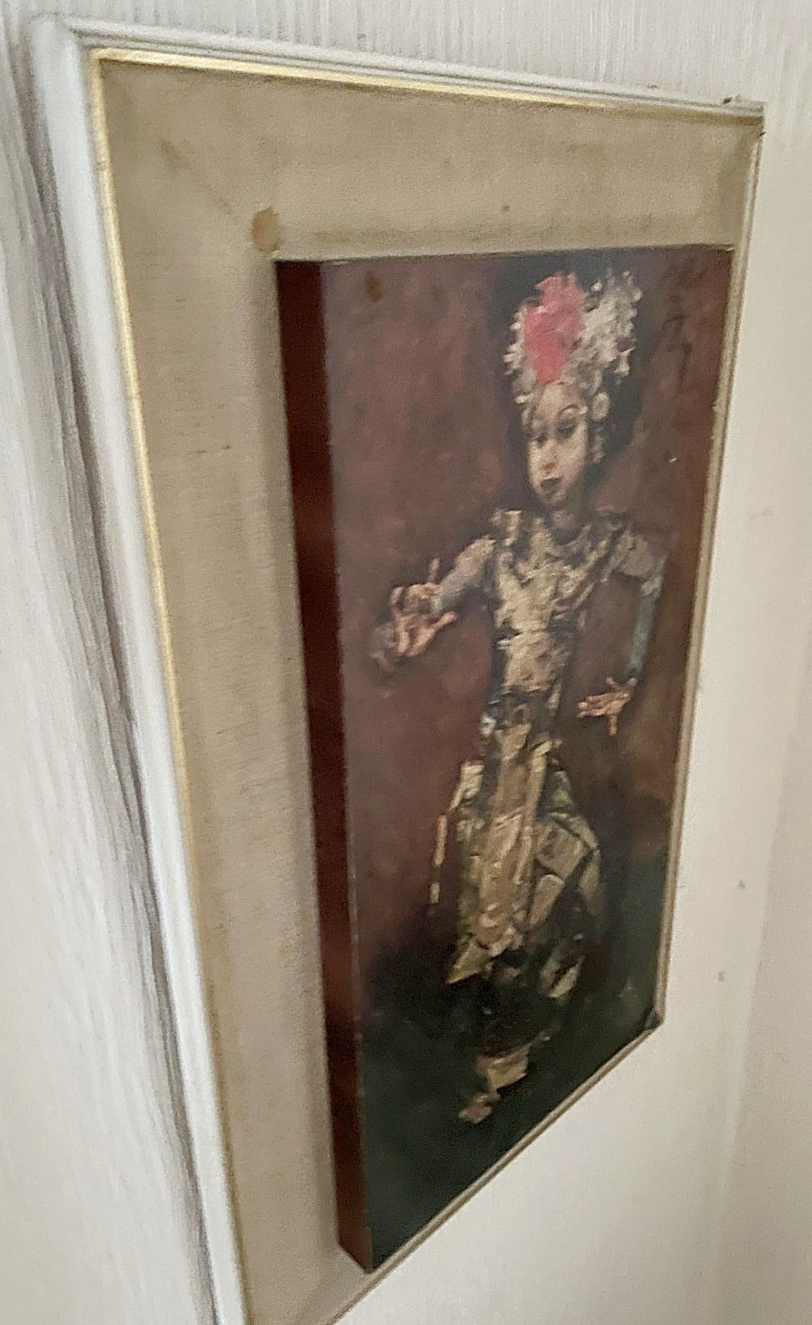 1 x Chinese Dancer Picture - Dimensions: 38cm x 6 x 11cm - From An Exclusive Property In Leeds - - Image 3 of 5