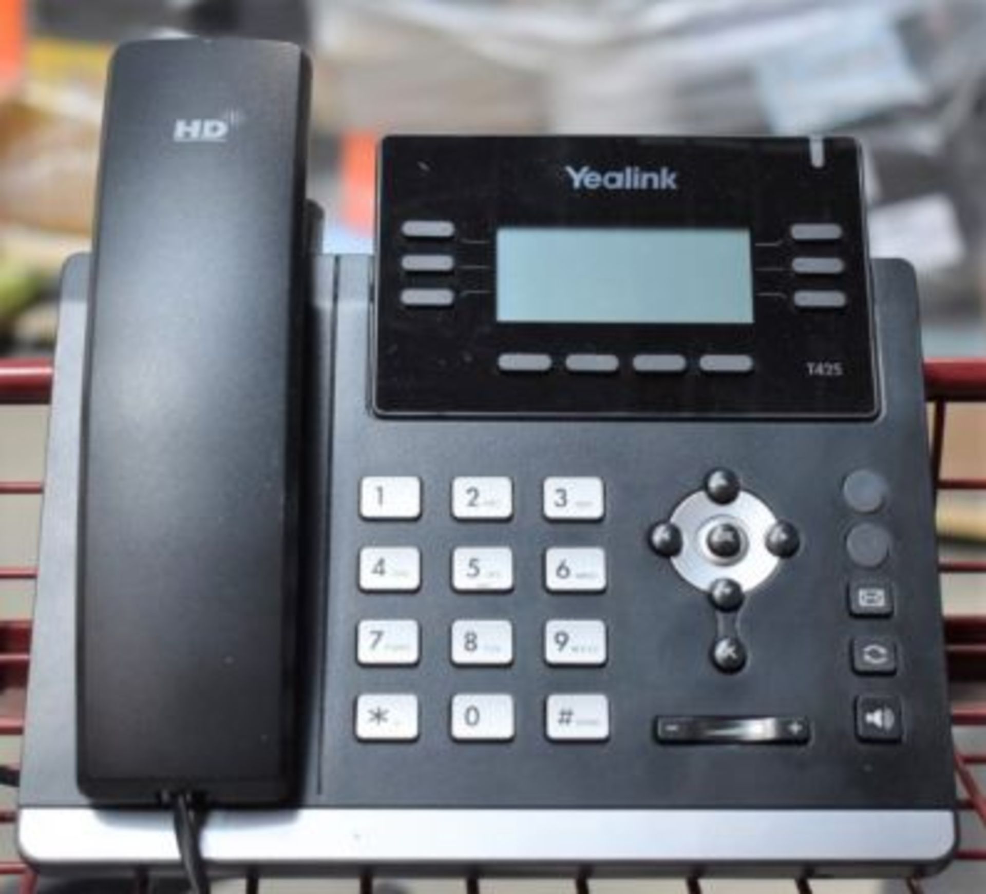 4 x Yealink T42S Office IP Desk Phones With 2.7 Inch Graphical Display - Ultra Elegant Gigabit IP - Image 3 of 5