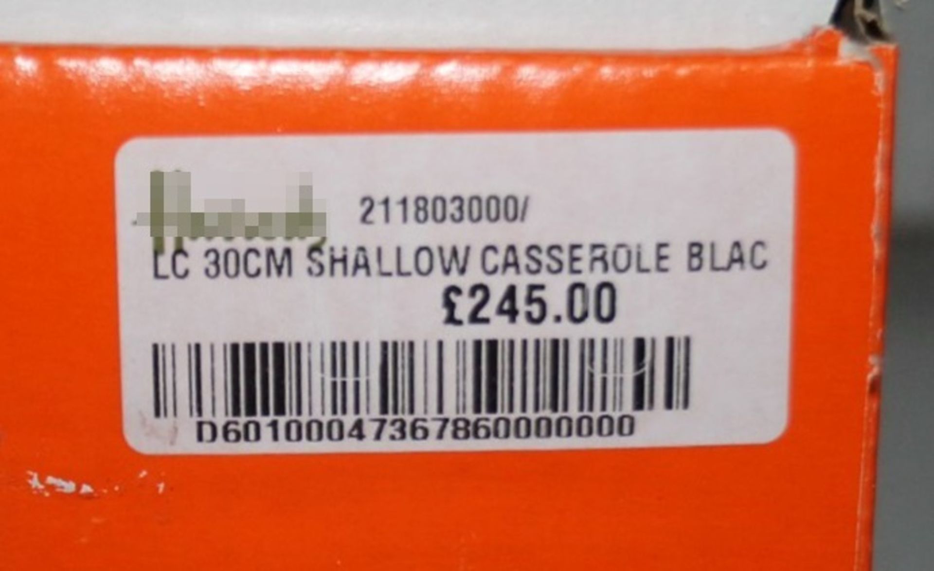 1 x LE CREUSET Signature Cast Iron Round Shallow Casserole Dish With Lid In Matt Black (30cm) - Image 6 of 8