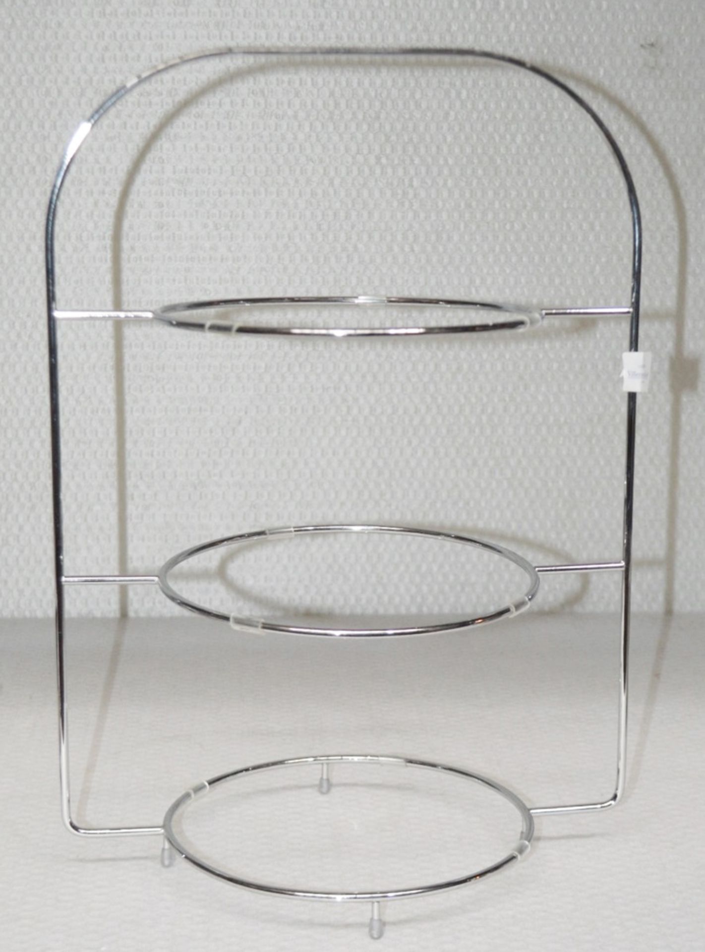 1 x VILLEROY & BOCH 'Anmut' Stainless Steel Tray Stand (480g) - Ex-display Item - Ref: HHW185/ - Image 2 of 2