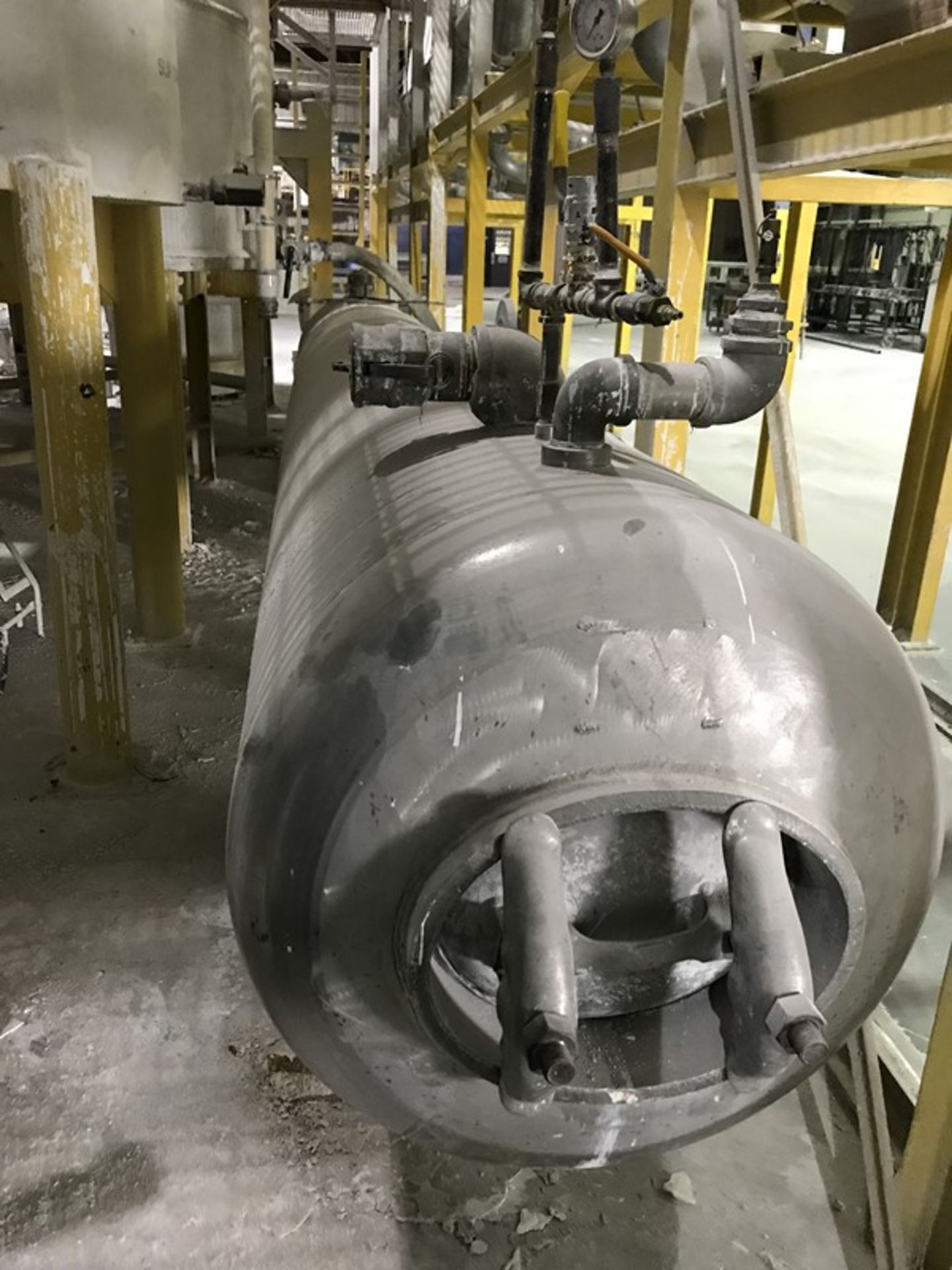 650 gallon Horizontal Stainless Tank