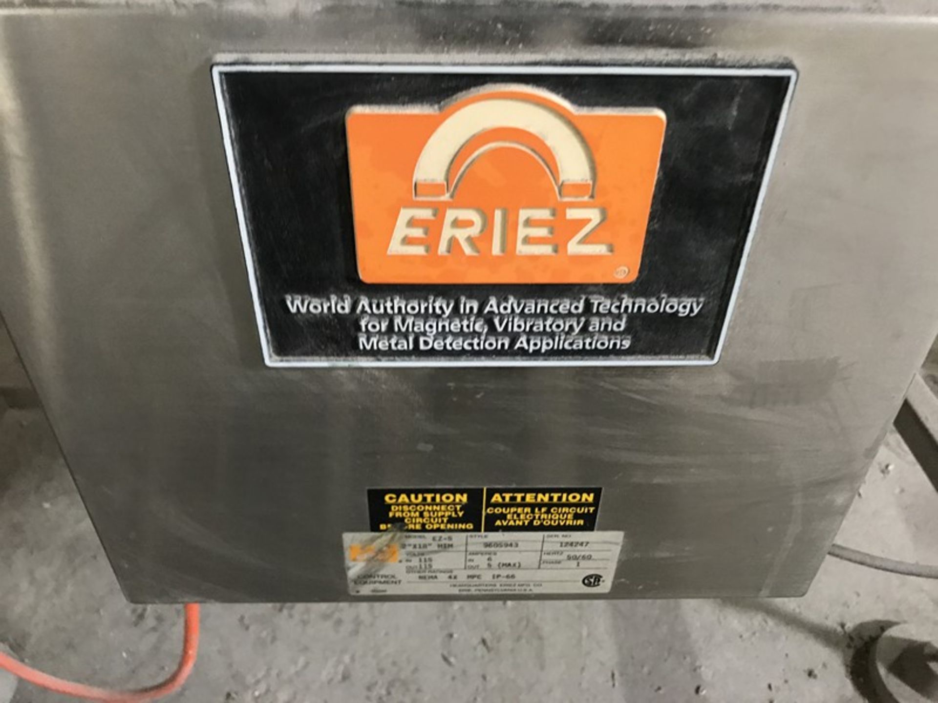 2 Pcs. Eriez EZ Tec Magnetic Metal Separators - Image 4 of 9