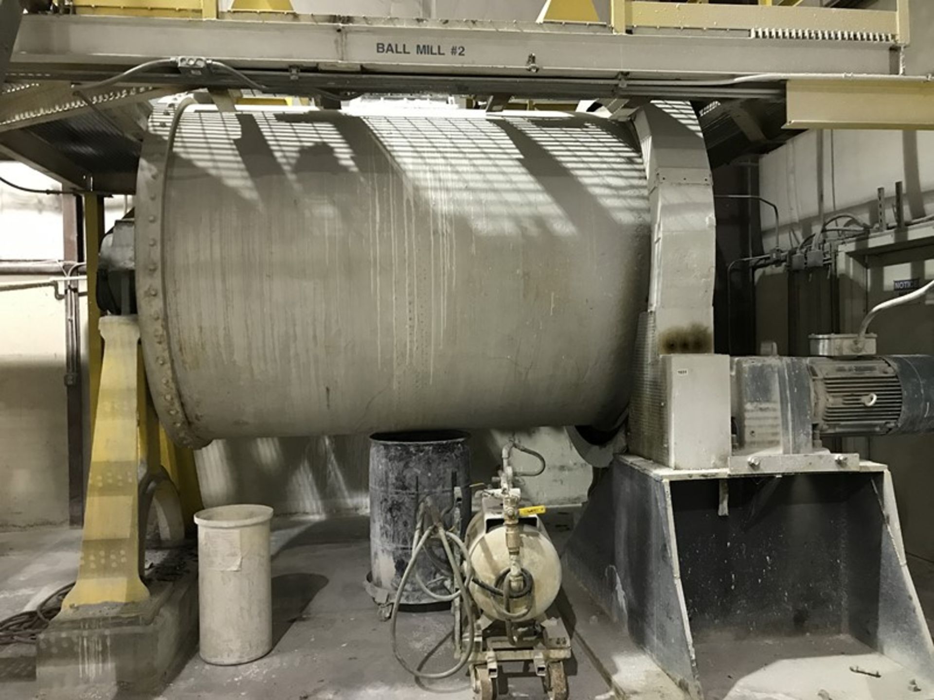 6' Diameter x 7'6" Ball Mill.