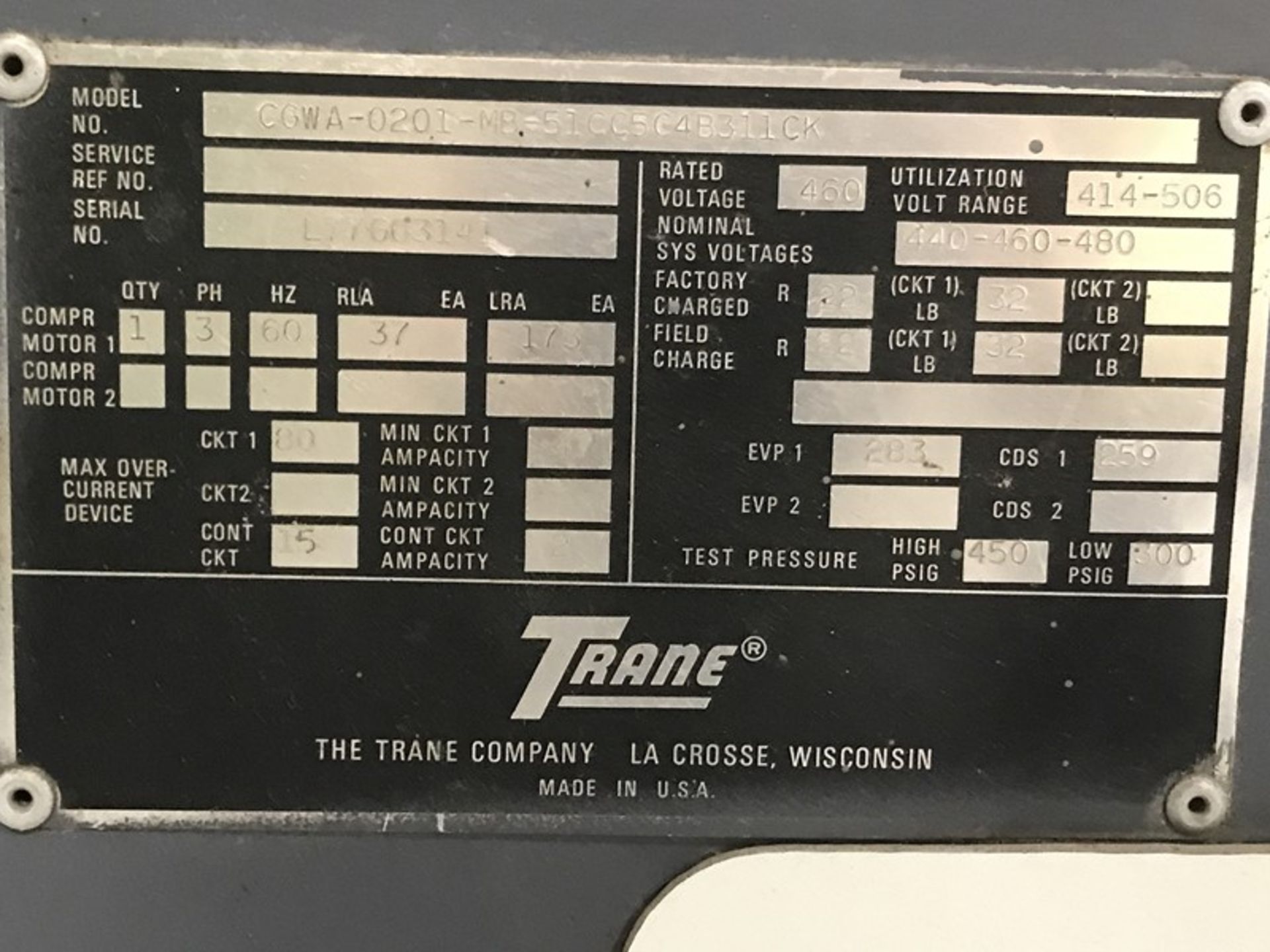 Trane Chiller - Image 3 of 12