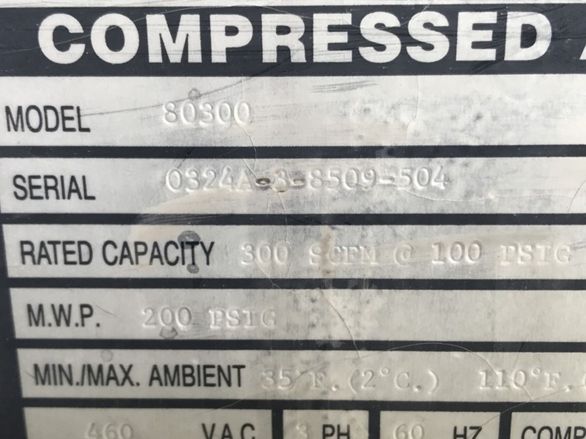 300 SCFM Hankinson Compressed Air Dryer. - Image 3 of 11