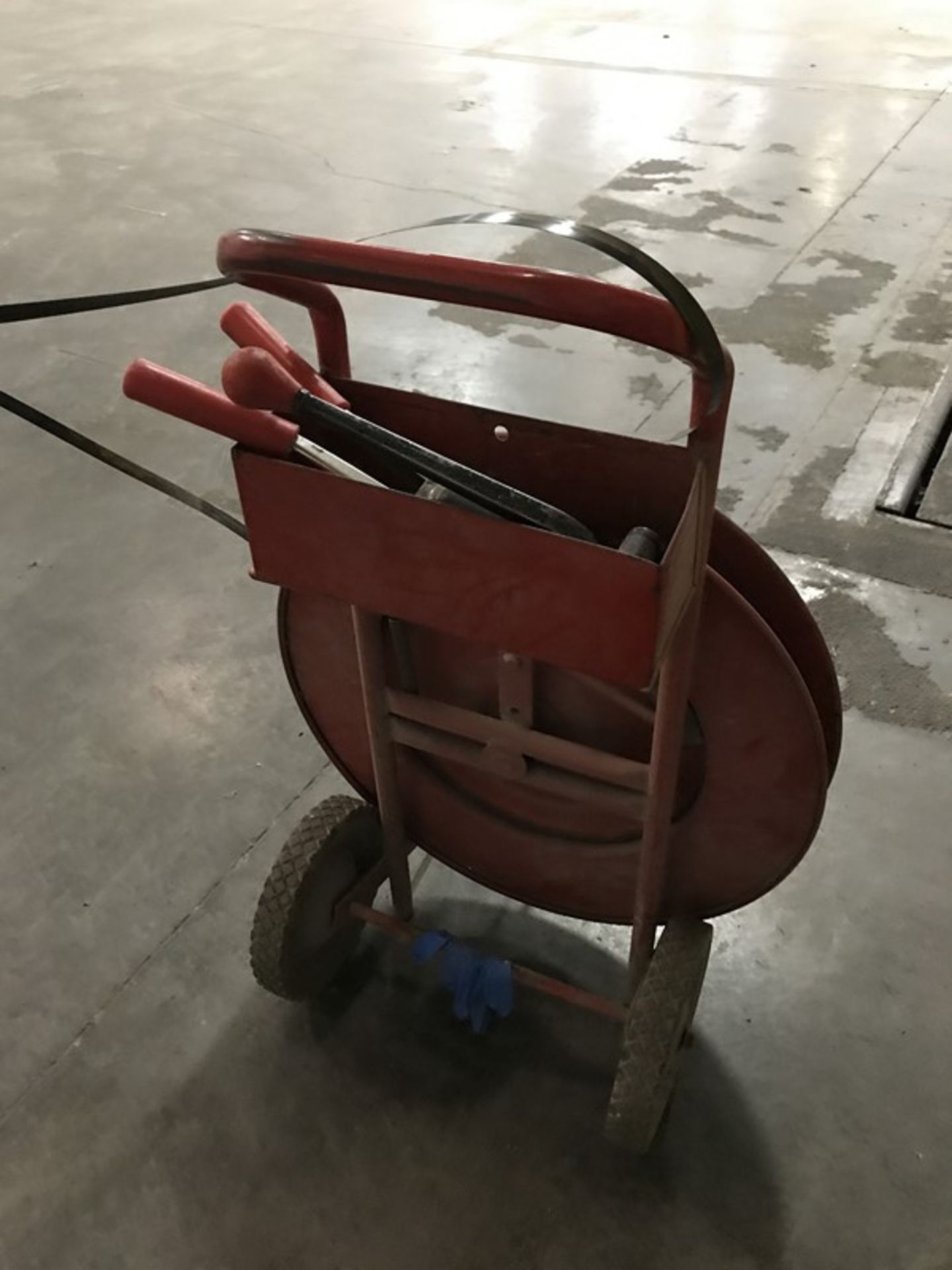 3 Pcs. Banding cart, dump hopper, and bubble wrap. - Image 3 of 12