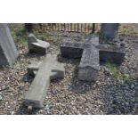 2 crosses in bluestone H90 / 77