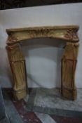 Art Deco fireplace in Faience H107x79x31