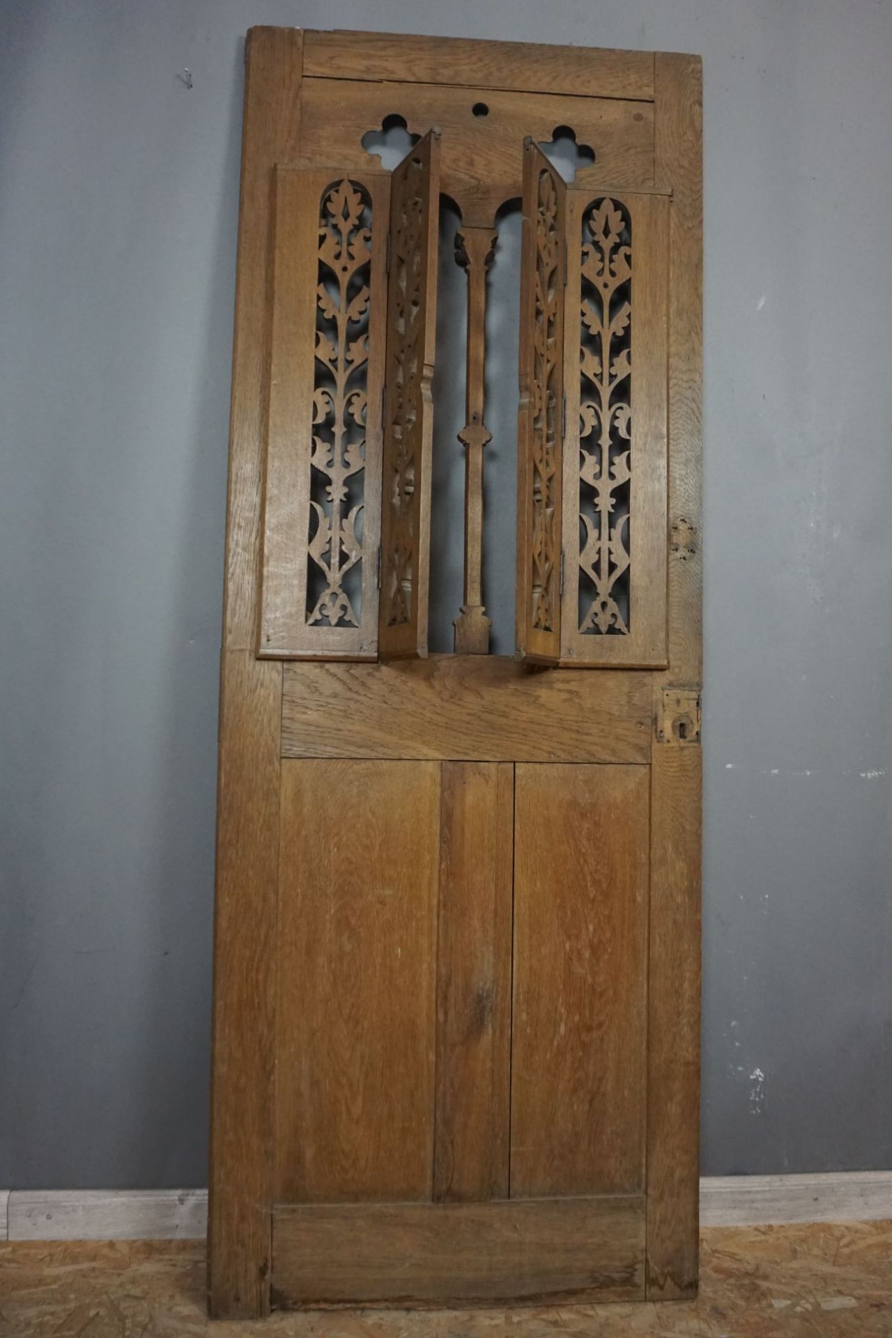 Door in Oak, 19th H180x67 - Bild 3 aus 3