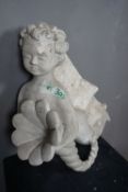 Angel in plaster H60x50