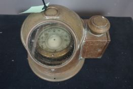 Compass in copper 19th H22