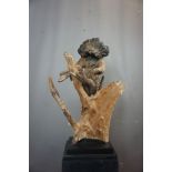Decorative sculpture from root wood H70x40x35