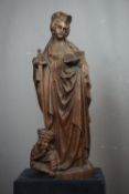 Sculpture in Oak 19th, W Arras H60