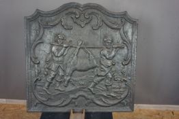 Fireplace in cast iron 19th H64x64