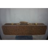 Suitcase in leather H22x80x11