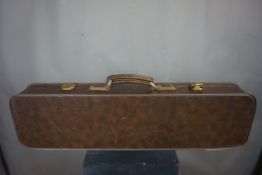 Suitcase in leather H22x80x11