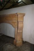 Fireplace in marble 19th H113x179x45
