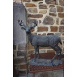 Deer in Zamac / bronze H64x63
