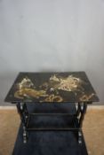 China, table with Chinese decor in wood H61X37X59