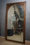 Large mirror with wooden frame H250x130