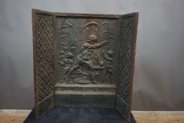 Fireplace in cast iron H66x56