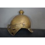 Helmet in copper 19th H30x27