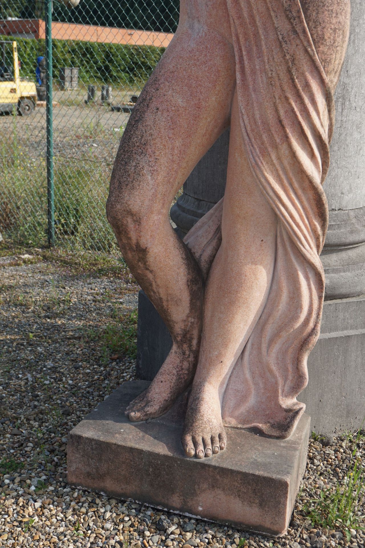 Statue in marble, restored H295x75x55 - Bild 3 aus 3