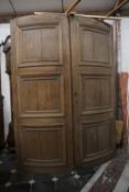 Double door in oak, bent 18th H218x160