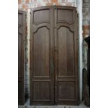 Double door with panels 19th H305x145