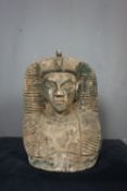 Art Tribal, Bust in wood H41