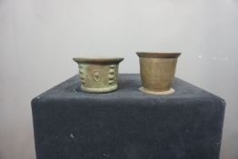 Couple of mortars in bronze