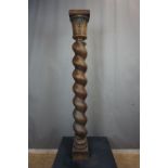 Column in wood H160x20x18