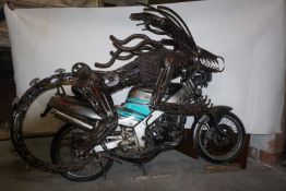 Metal Art, Moto from Metal Parts H160X60X210