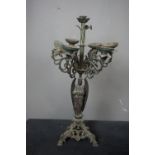 Candlestick in bronze 19th H60