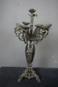 Candlestick in bronze 19th H60