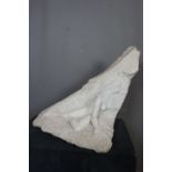 Erotic sculpture in marble, signed H52x67x38