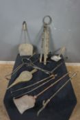 Serie of utensils in wrought iron