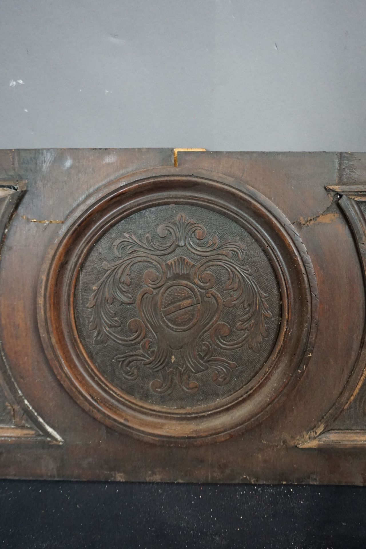 Decorative panel in wood H45x128 - Image 2 of 2