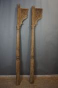 Couple of columns in wood H235