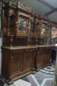 Unusual paire of cabinets, 19th H255x122x59